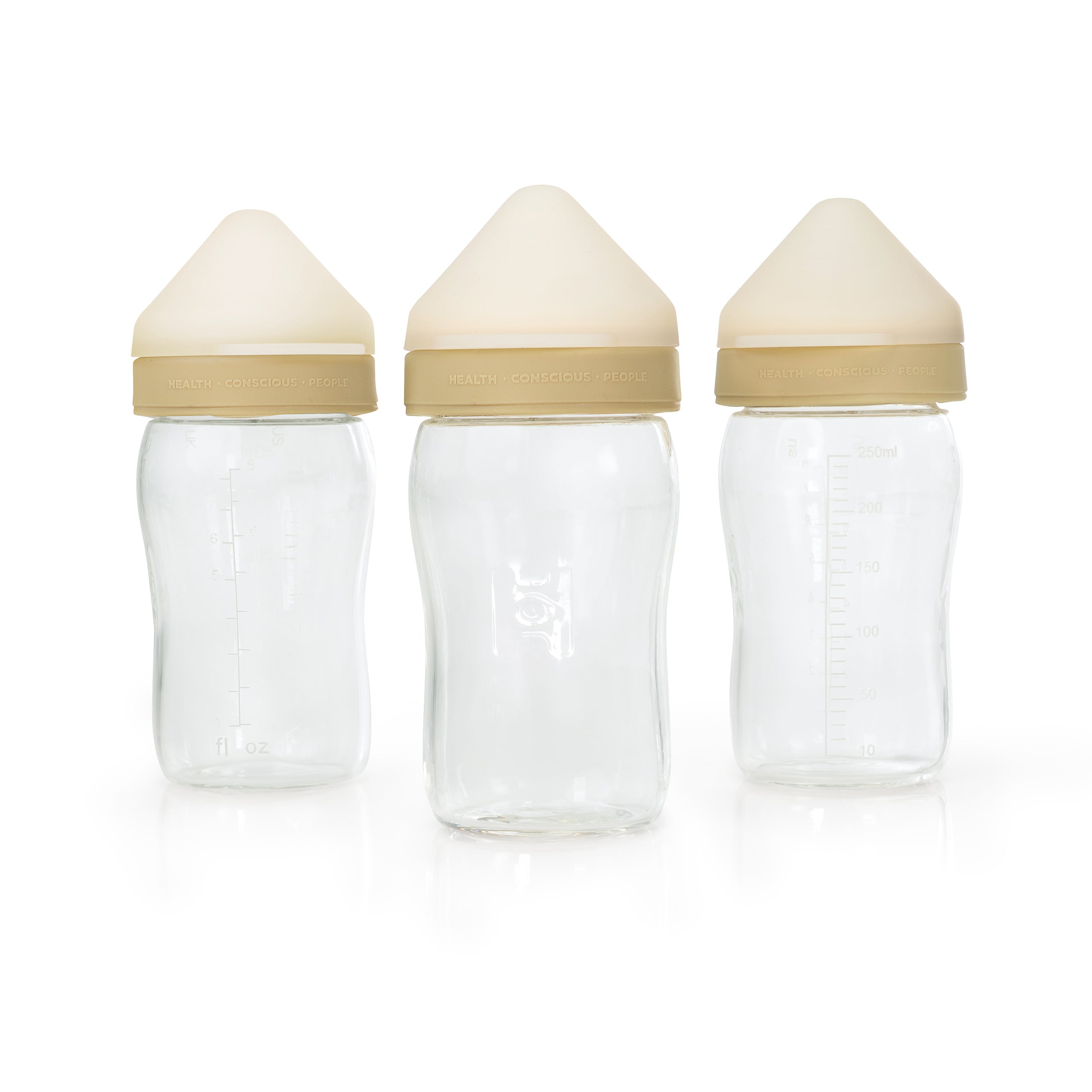 Glass Baby Bottle – 3-Pack